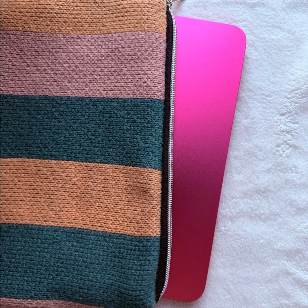 One-of-a-kind padded iPad Sleeve - Upcycled Fabric